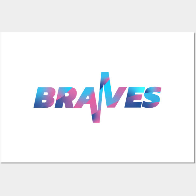 Braves | Creative Design Wall Art by Leo Stride